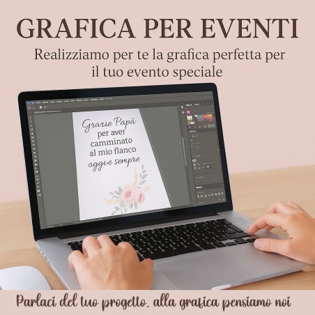 Grafica Personalizzata per Cerimonie – File Digitale per Prodotti BuyItalianStyle