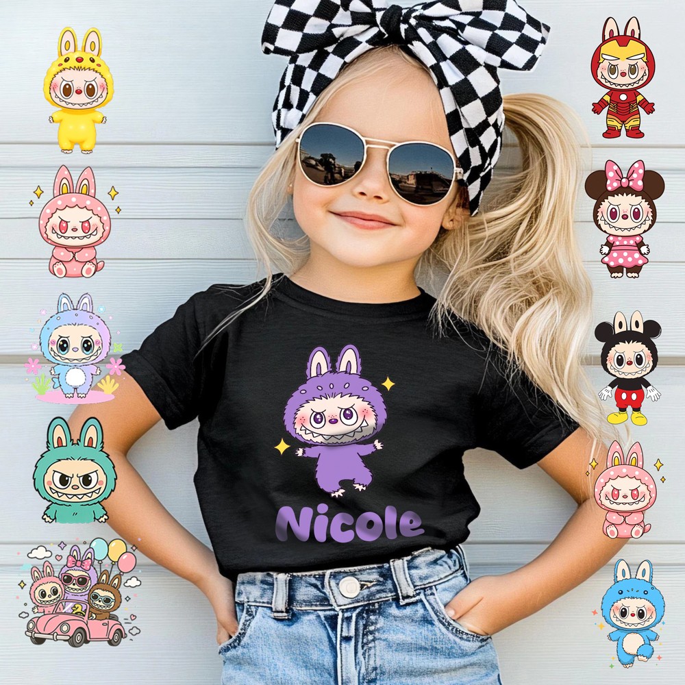 T-shirt personalizzata Mostriciattoli con nome