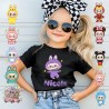 T-shirt personalizzata Mostriciattoli con nome