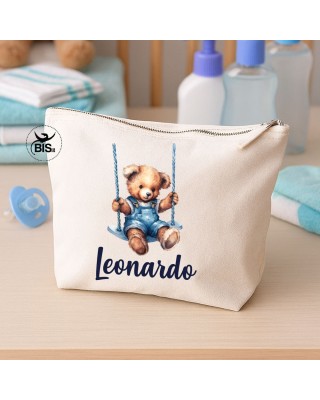 Beauty Baby Teddy Cloud – Pochette neonato personalizzata in cotone