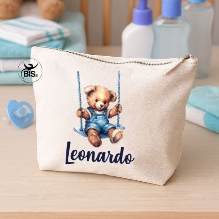 Beauty Baby Teddy Cloud – Pochette neonato personalizzata in cotone
