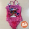 Costume intero bimba "LOL" con fiocchetti