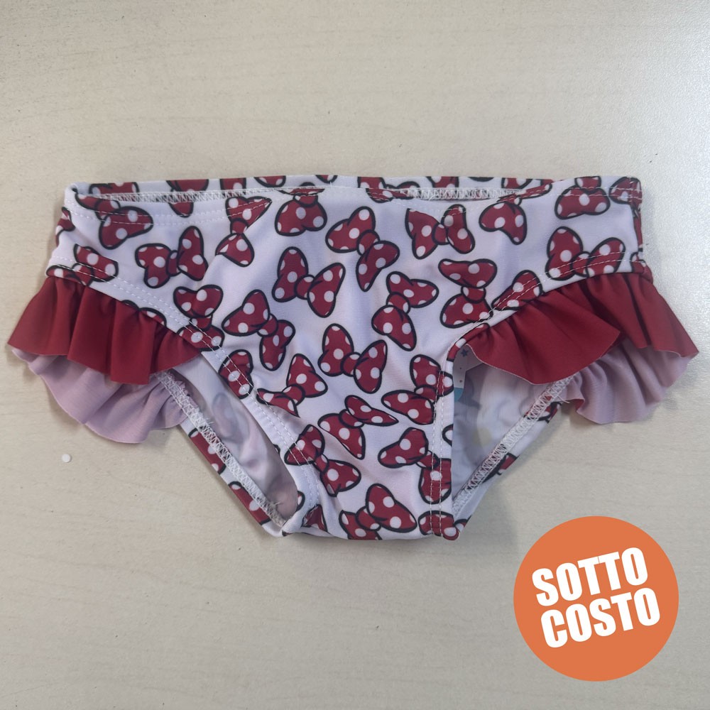 Costume mutandina "Disney" con ruches Costume mutandina "Disney" con ruches
