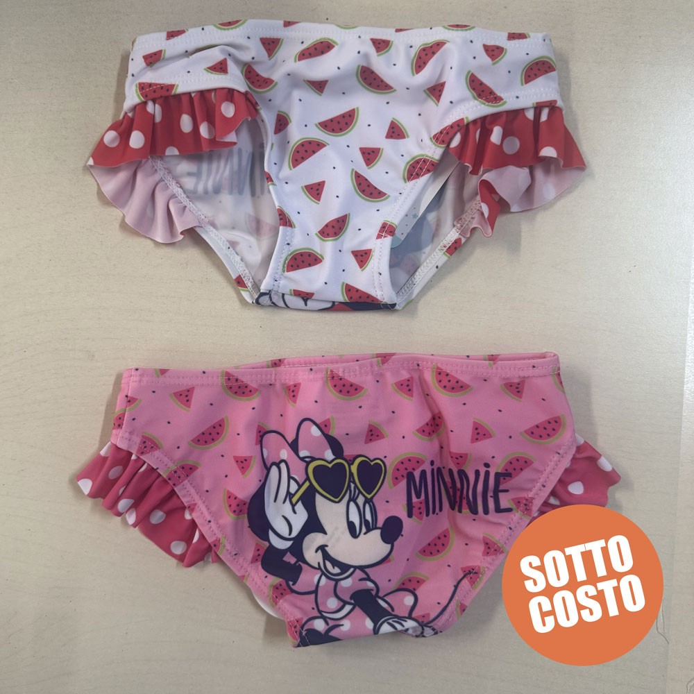 Costume mutandina "Minnie" con ruches Costume mutandina "Minnie" con ruches