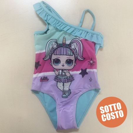 Costume monospalla bimba  "LOL"