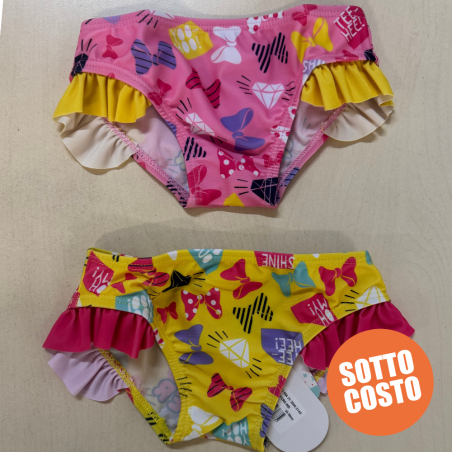 Costume mutandina "Best Friends Disney" con ruches