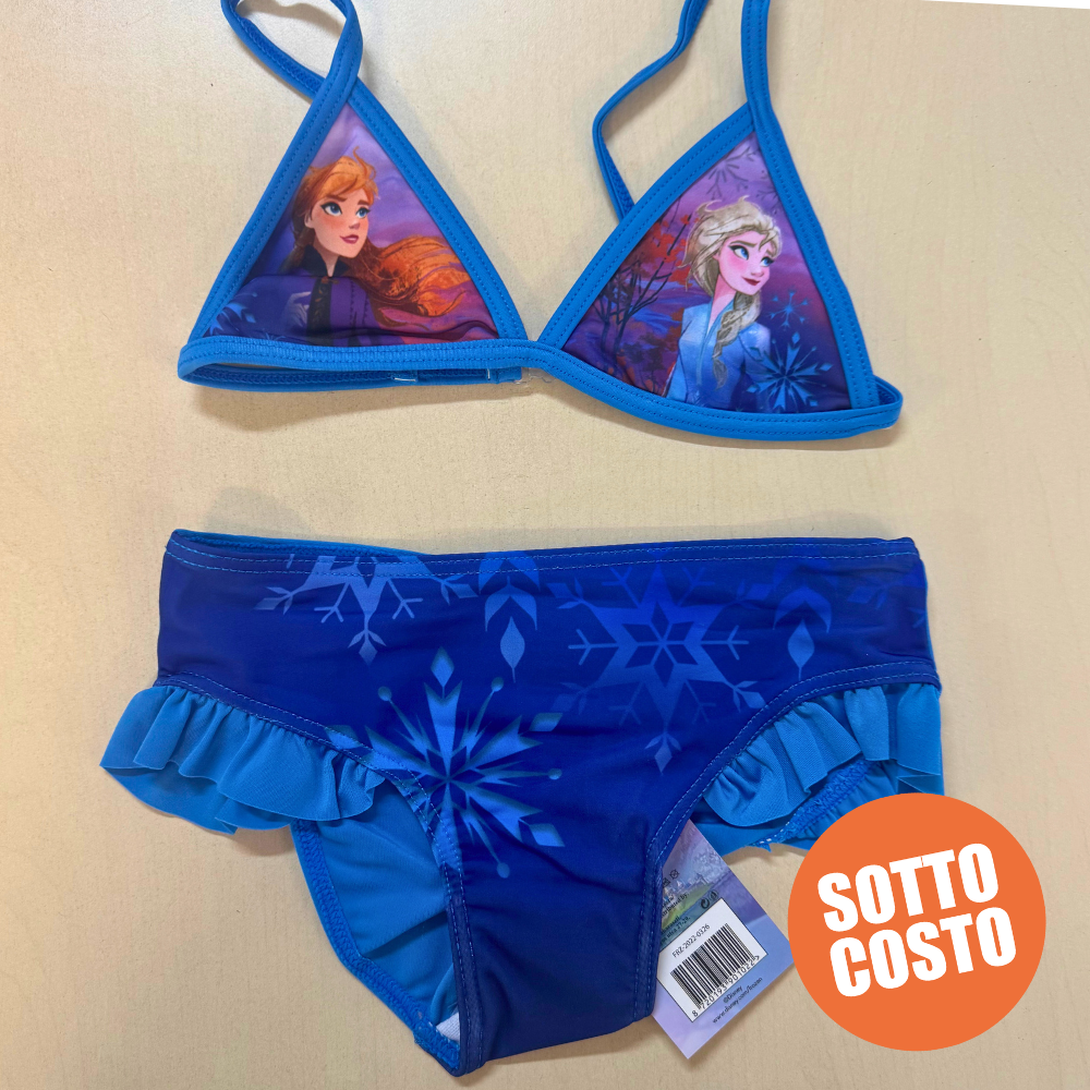 Bikini bimba "Frozen" con nome Bikini bimba "Frozen" con nome