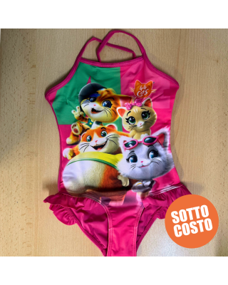 Costume intero bimba "44 gatti" da personalizzare con nome