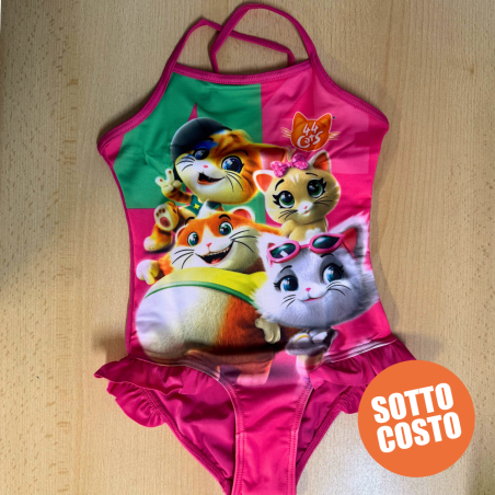 Costume intero bimba "44 gatti" da personalizzare con nome