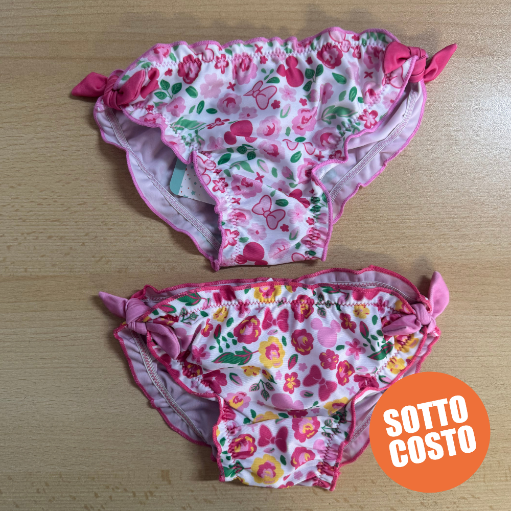 Costume mutandina "Minnie flowers"