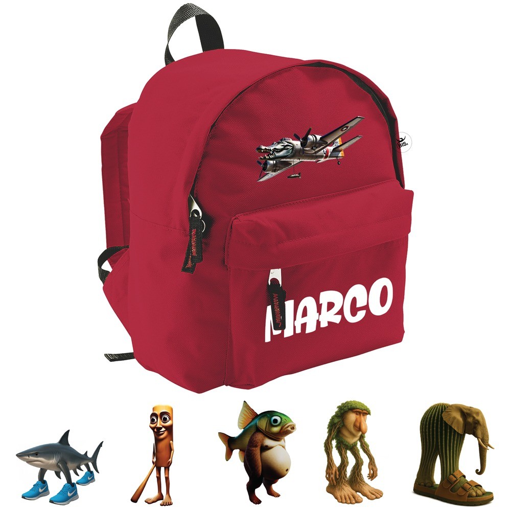 Zaino Brainrot Personalizzato con Nome | Personaggi TikTok virali Zaino Brainrot Personalizzato con Nome | Personaggi TikTok virali