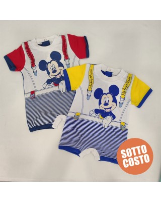 Pagliaccetto estivo "Mickey Mouse" da personalizzare con nome