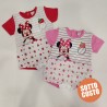Pagliaccetto estivo "Minnie strawberry" da personalizzare con nome