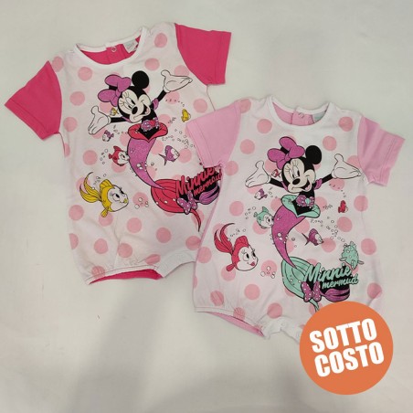 Pagliaccetto estivo "Minnie mermaid" da personalizzare con nome