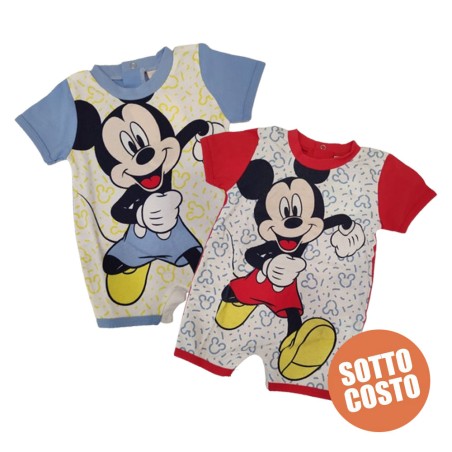 Pagliaccetto estivo Topolino con nome