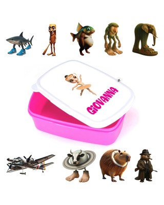 Porta Pranzo Personalizzato con Nome – Linea Brainrot