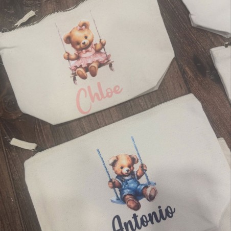 Beauty Baby Teddy Cloud – Pochette neonato personalizzata in cotone