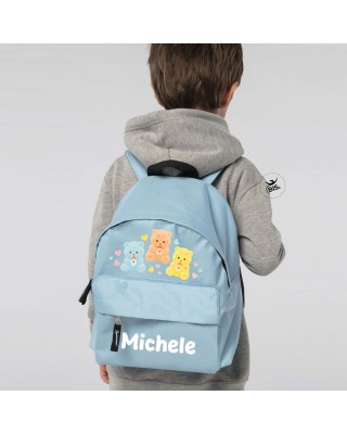 Zaino Trandy Linea Orsetti Coccolosi Personalizzato con Nome – Mini o Maxi