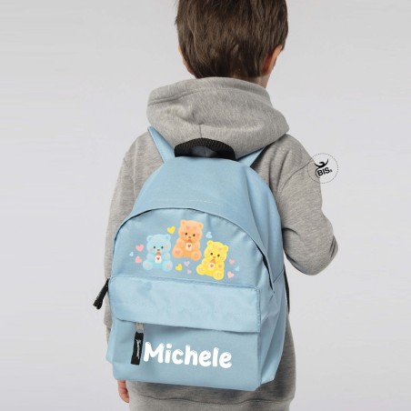 Zaino Trandy Linea Orsetti Coccolosi Personalizzato con Nome – Mini o Maxi