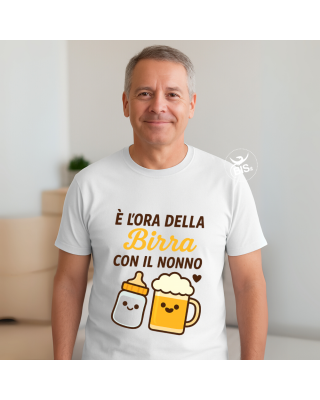 Maglietta personalizzata adulto in cotone | Idea regalo Festa dei Nonni e papà – bis.it
