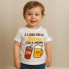 T-shirt bambino personalizzata in cotone | Regalo originale Festa dei Nonni e papà – bis.it