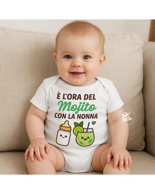 Body neonato personalizzato in cotone | Idea regalo simpatica per nonna e famiglia – bis.it