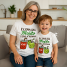 T-shirt bimbo “È l’ora del Mojito con la nonna” – Personalizzabile per papà, zii, nonno o chi vuoi tu