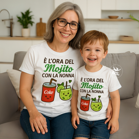 Maglietta personalizzata adulto in cotone | Regalo Festa dei Nonni, papà o zii – bis.it