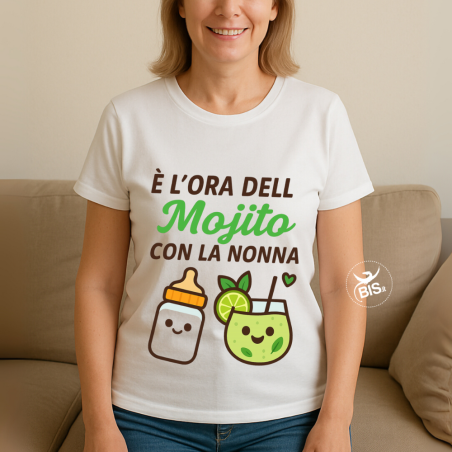 Maglietta personalizzata adulto in cotone | Regalo Festa dei Nonni, papà o zii – bis.it