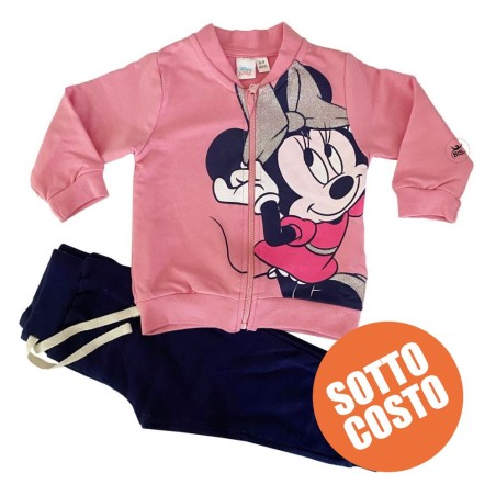Tuta 2 pezzi con cerniera "Minnie"