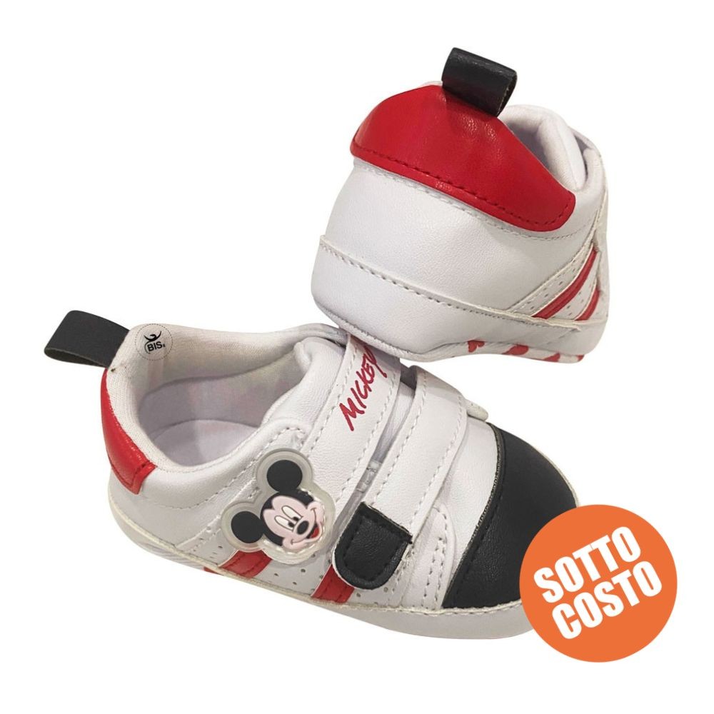 Baby Crib Shoes "Mickey Mouse" Baby Crib Shoes "Mickey Mouse"