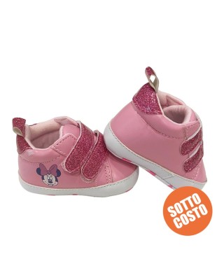 "Minnie" Newborn Pink sneakers