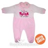 Chenille Baby Girl all in one "I'm crazy in love with my dad"