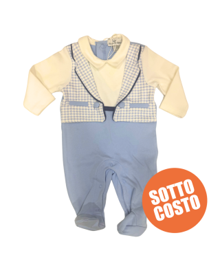 Winter Newborn jumpsuit, with hearts + "I'm daddy's meatball" print.