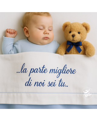 compose culla - Lenzuolino la parte migliore di noi sei tu