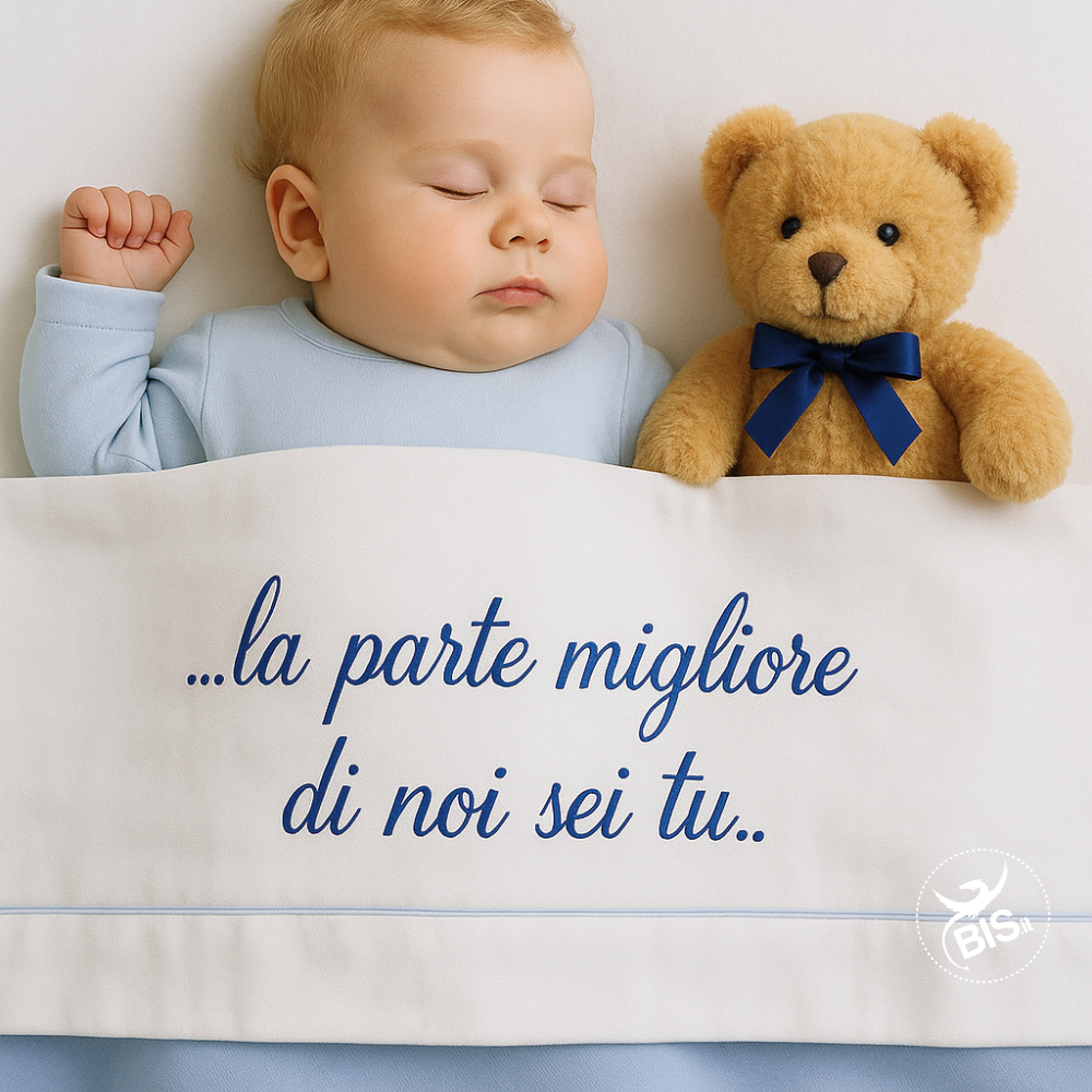 compose culla - Lenzuolino la parte migliore di noi sei tu