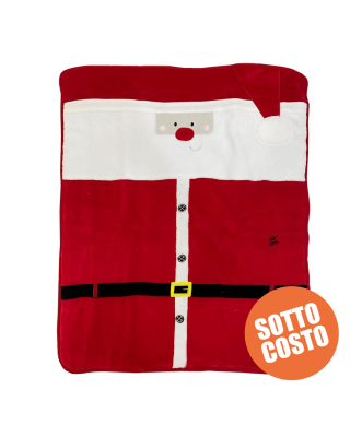 Trapuntina in pile "Babbo Natale"