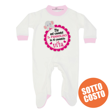 Tutina neonato on-line con stampa