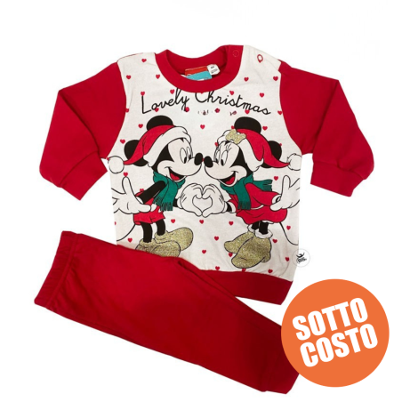 Set pigiamino natalizio "Disney" più cappellino da personalizzare