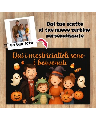 Zerbino Halloween personalizzato MagicBoo