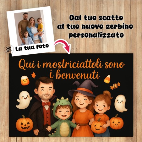 Zerbino Halloween personalizzato MagicBoo