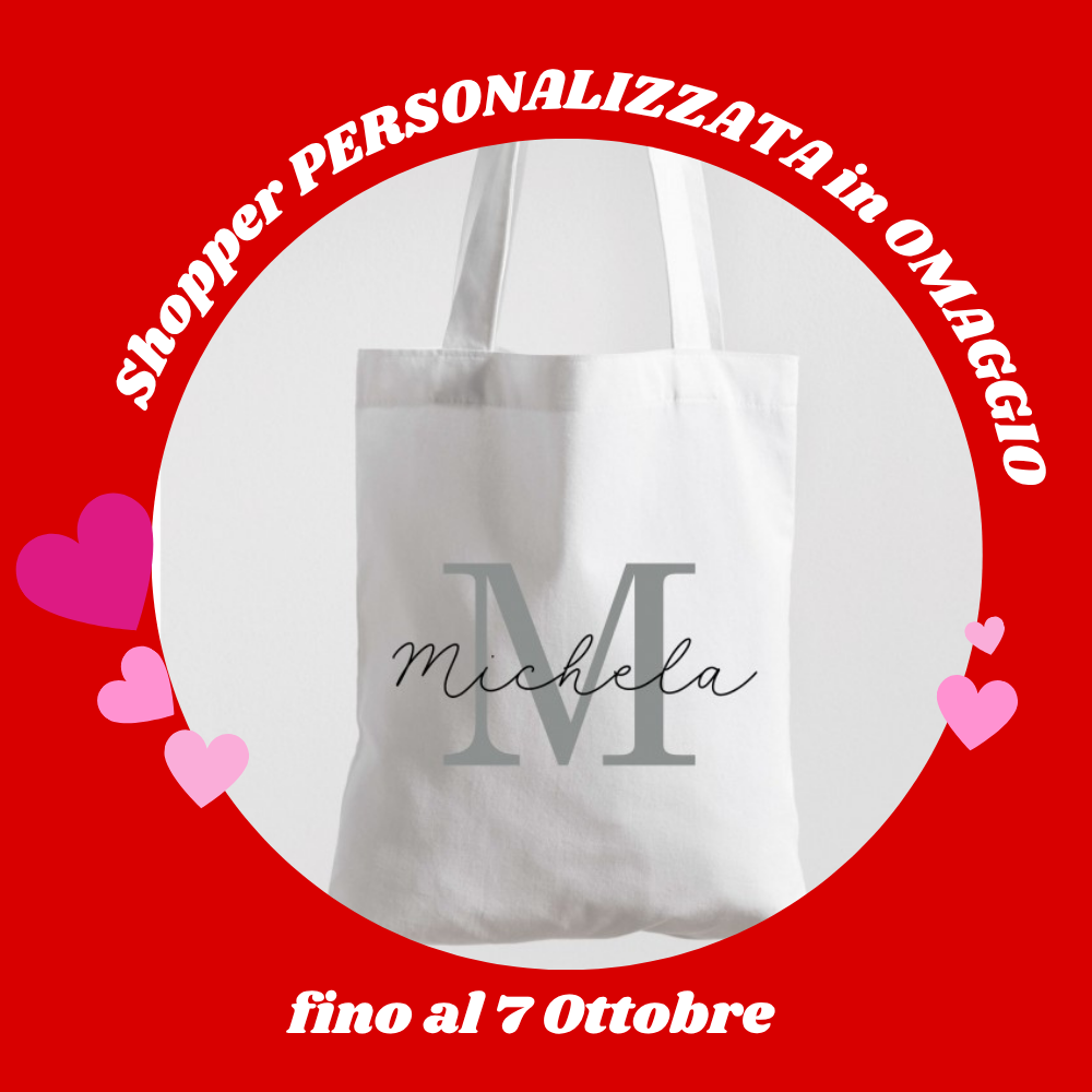 Promo Alert  -30% su TUTTO + OMAGGIO  fino al 5 Ottobre  - Specifica il nome a fine ordine nel campo "ULTERIORI INFORMAZIONI"