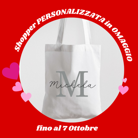 -30% su TUTTO + SHOPPER OMAGGIO  fino al 7 Ottobre  - Specifica il nome a fine ordine nel campo "ULTERIORI INFORMAZIONI"