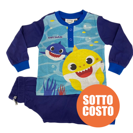 Pigiama estivo bimbo "Baby shark"