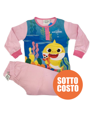 Girl Summer pajamas "Baby shark"