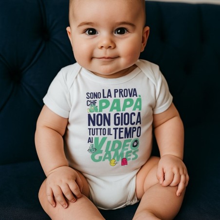 Body neonato con dedica al papà