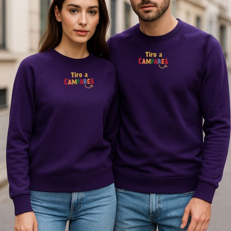 Felpa “Tiro a Camparì” Purple Mood – Outfit coppia o regalo amica | bis.it