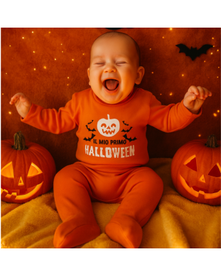 Set body lupetto e ghettine "Il mio primo Halloween"