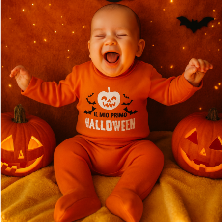 Set body lupetto e ghettine "Il mio primo Halloween"