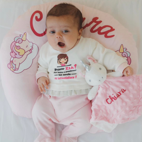 Tutina neonata in caldo cotone "Pronto zia"